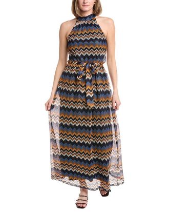 Julia Jordan Crochet Knit Sleeveless Maxi Dress
