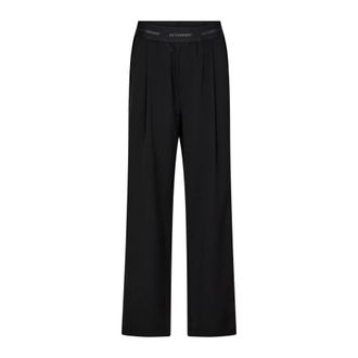 Co'Couture Amina CC Logo Shimmer Pant - Trousers - Mujer - Negro - M