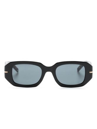 BOSS rectangle-shape tinted sunglasses - Black