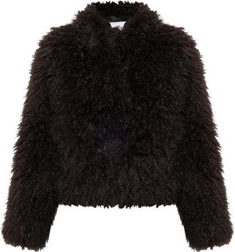 Stand Studio Myra Faux Fur Coat - - Jackets - Donna - Marrone - XS