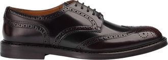 Doucal's Leren Veterschoenen - Heren - Nette schoenen - Bruin - 39 EU - Leer - Schoenen