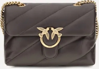 Pinko Love Classic leather Shoulder Bag Female UNI