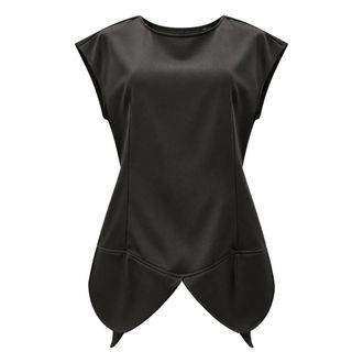 Meimeij Sculptural Top - Dames - Tops - Zwart - Maat: XS Poliester