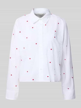 Tom Tailor Denim Boxy Fit Hemdbluse aus reiner Baumwolle in Weiss, Gr&ouml;&szlig;e XL