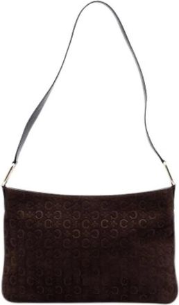 Celine Pre-owned Vintage Schoudertas - Dames - Vintage Schoudertas - Bruin - ONE Size - Leer - Vintage