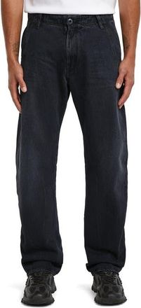 G-Star Contor 3D Straight Leg Jeans in Worn In Dark Moon at Nordstrom, Size 31 X 30