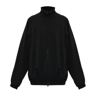Balenciaga Woljas met opstaande kraag - Heren - Jassen - Zwart - Maat: M Wol