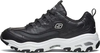 Skechers D Lites 1.0 Low-Top Daddy Shoes Black 51888-BKW