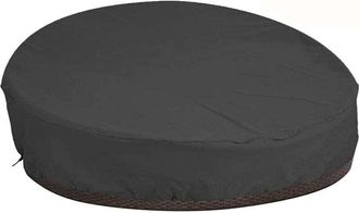 OEM Funda Protectora Redonda Para Sof&aacute; Cama Con Correa Para El Hombro Y Asa, Funda Impermeable Para Cama De Jard&iacute;n, Funda Redonda Para Tumbona En Tejido O