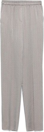 Giorgio Armani Pantaloni con motivo jacquard - Grigio