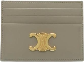Celine Pre-owned Wallets, female, Gray, Size: ONE SIZE Pre-owned Card Case