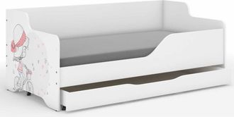 OEM Cama Infantil Lilu 160x80 Ni&ntilde;a En Bicicleta - Laterales