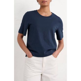 Seasalt Cornwall Copseland Organic Cotton T-Shirt in Maritime at Nordstrom, Size 12 Us