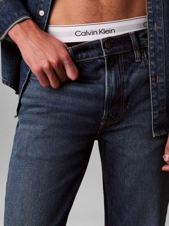 Calvin Klein Jeans Slim-fit-Jeans CALVIN KLEIN JEANS SLIM TAPER JEANS, Herren, Gr. 36, L&auml;nge 34, beige (sahara sand), Denim/Jeans, Obermaterial: 98% Baumwolle, 2% Elasth