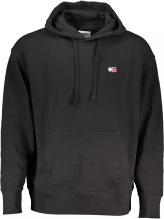 Tommy Hilfiger Hooded Cotton Sweater - Heren - Hoodies - Zwart - XL - Katoen - Hoodies & sweatvesten
