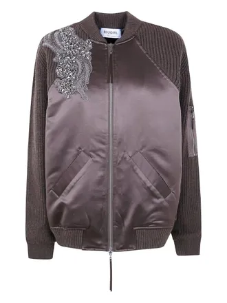 Blugirl Blend Wool & Nylon Bomber Jacket
