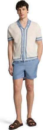 Onia Classic Charles 5 Swim Trunk in Mist at Nordstrom, Size X-Large