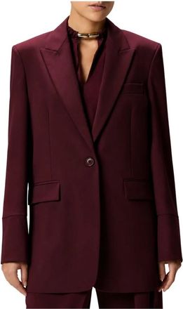 Pinko Pinko, Dames, Jassen, Bruin, Maat: M Viscose