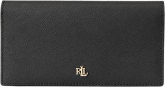 Ralph Lauren Slim Wallet Medium - Dames - Portefeuilles - Zwart - ONE Size - Leer - Accessoires