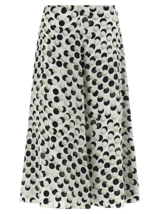 Fendi Multicolor Polka Dot Skirt