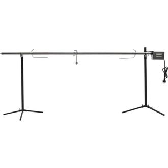 vidaXL Barbacoa Grill Autom&aacute;tica Motor Acero Inoxidable 207x45x81 Cm Vidaxl