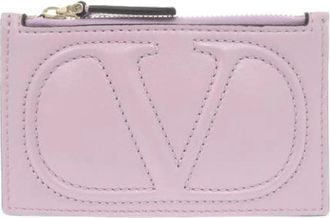 Valentino Pre-owned Wallets, female, Purple, Size: ONE SIZE Pre-owned Vintage Card Holder