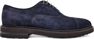 Henderson Baracco suede oxford shoes - Blue