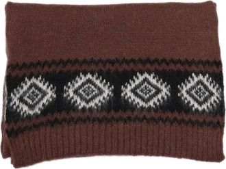 Ermanno Scervino Sciarpa con motivo geometrico - Marrone