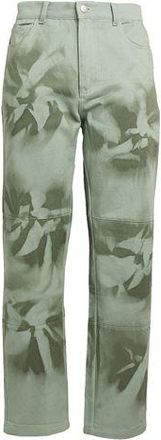 8 by YOOX UNISEX COTTON DENIM TIE & DYE WORKPANTS