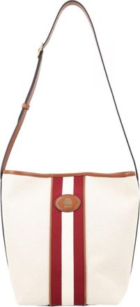 Bally White Sign Large Shoulder Bag