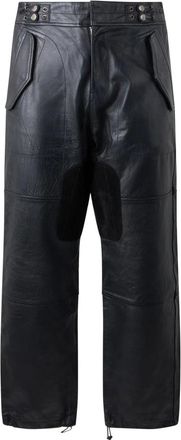 Diesel Leren broek - Heren - Broeken - Zwart - Maat: M Leer