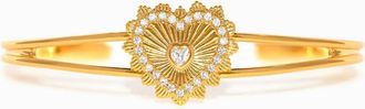 Girls Crew Womens In The Name Of Love Cuff Bracelet In Gold