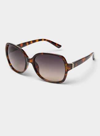 Simons Womens Rosland rounded square sunglasses