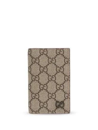 Gucci GG Supreme lange pasjeshouder - Beige