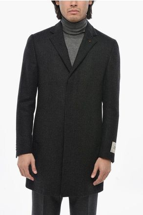 Corneliani CC COLLECTION Cappotto in Lana Vergine con Abbottonatura a S taglia 50