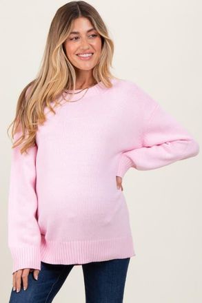 Pinkblush Soft Knit Basic Sweater in Light Pink at Nordstrom, Size X-Small