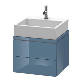 Duravit Mueble Bajo Lavabo L-cube 520x477x400mm Azul Piedra Brillante