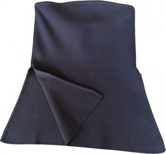 Autumn Cashmere Womens Strapless Rib Tunic Top In Navy