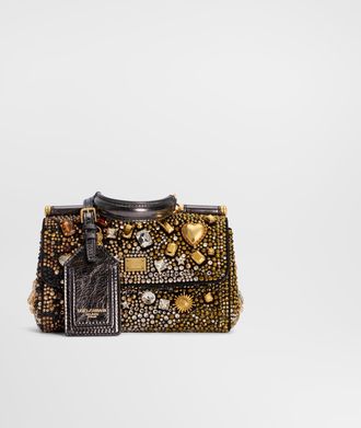 Dolce & Gabbana Mini My Sicily Handbag In Satin - Woman Multi-colored Onesize
