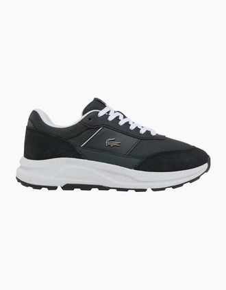 Lacoste Mens Lacoste Mens Dark Grey/ Black Run Set CGR Trainers - Size: 11