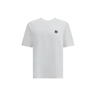 Maison Kitsun&eacute; Witte Katoenen T-Shirt