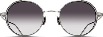 Matsuda M3152 PW Mens Sunglasses Silver Size 48
