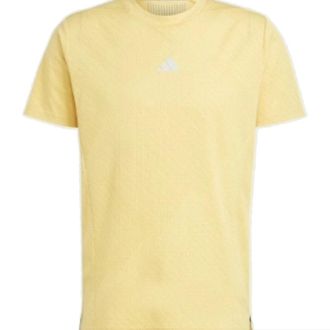 adidas Designed for Training HIIT Workout HEAT.RDY T-Shirt Asia Sizing Yellow IS3706