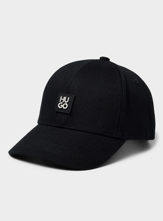 HUGO BOSS Mens Metallic-logo solid cap