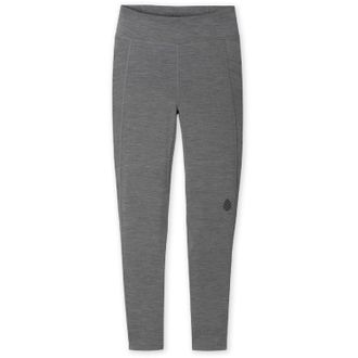 Stio Womens BasisPeak Wool Midweight Base Layer Tights Gray XS