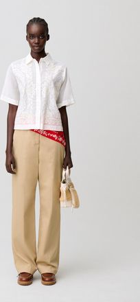 Claudie Pierlot Chemise coton broderie