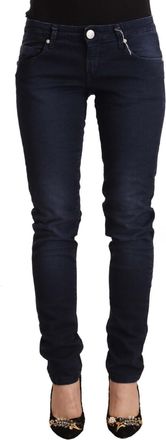 Acht Washed Cotton Low Waist Slim Fit Denim Jeans