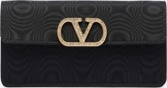 Valentino Garavani VLogo Mini moire clutch