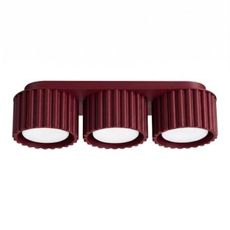 Sollux Lighting Plafone borgo&ntilde;a aluminio alt. 8 cm