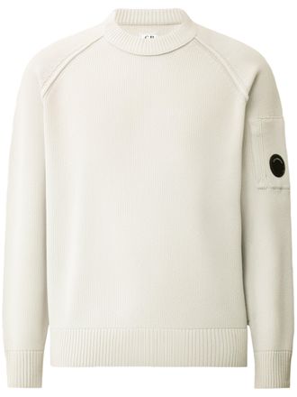 C.P. Company Chenille Cotton Lens Crewneck Sweater